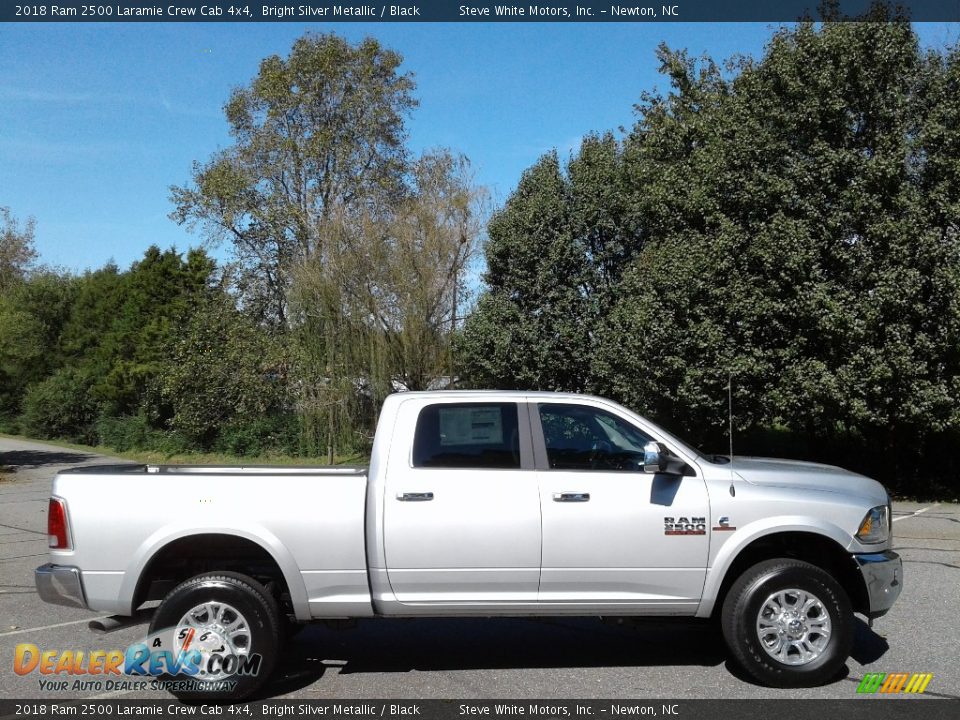 2018 Ram 2500 Laramie Crew Cab 4x4 Bright Silver Metallic / Black Photo #5