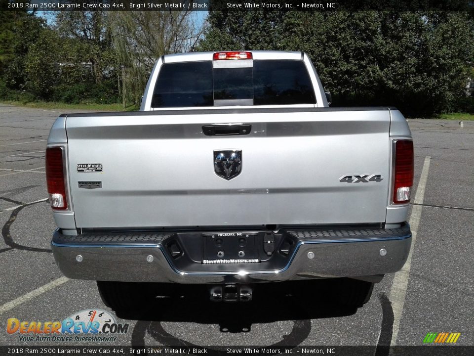 2018 Ram 2500 Laramie Crew Cab 4x4 Bright Silver Metallic / Black Photo #7