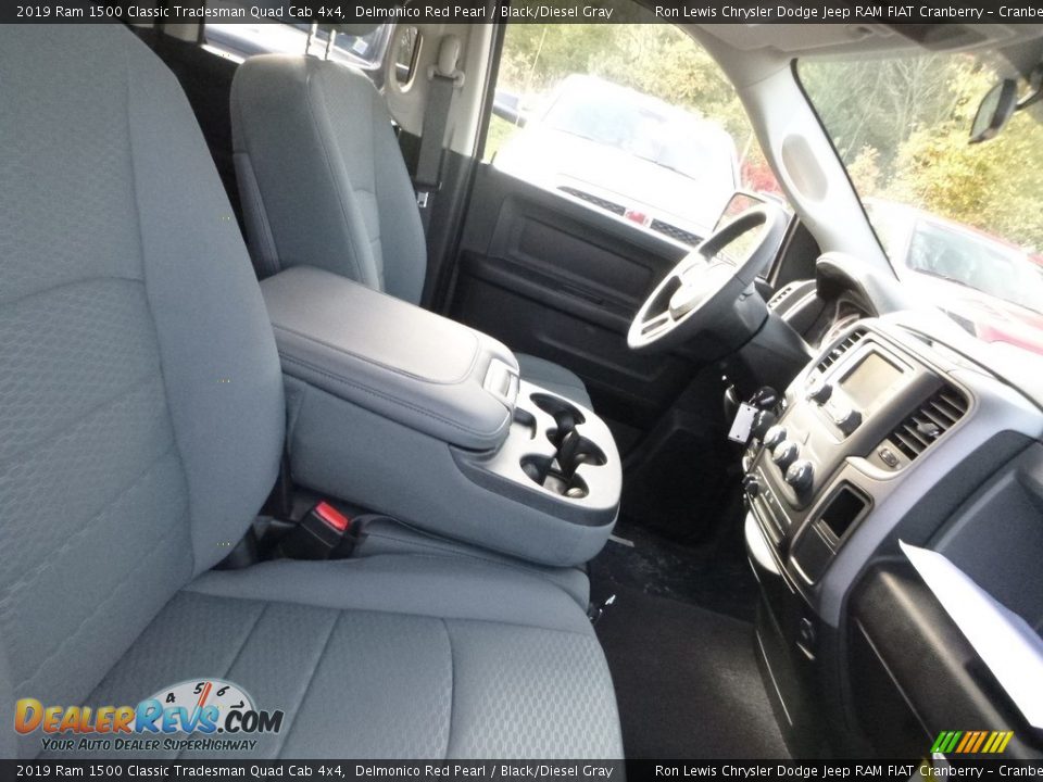 2019 Ram 1500 Classic Tradesman Quad Cab 4x4 Delmonico Red Pearl / Black/Diesel Gray Photo #10