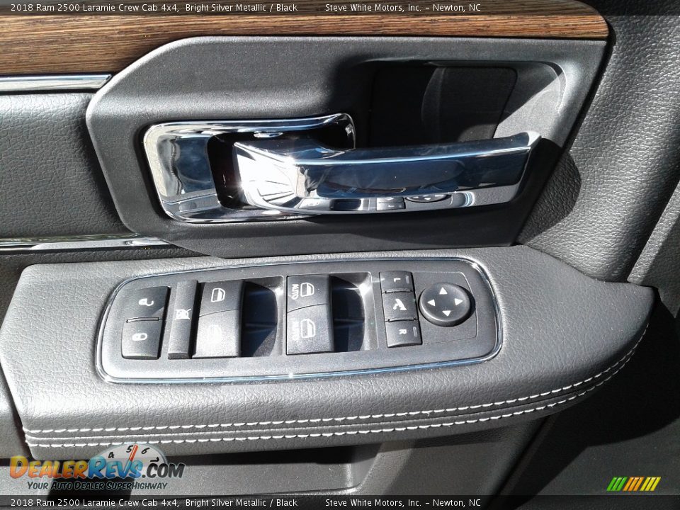 2018 Ram 2500 Laramie Crew Cab 4x4 Bright Silver Metallic / Black Photo #9