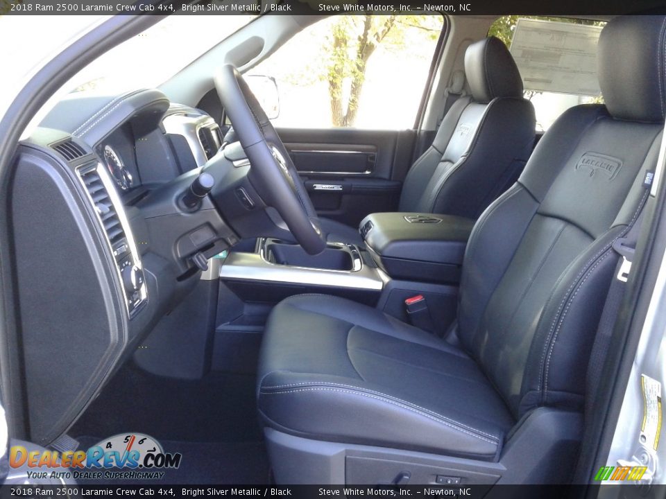 2018 Ram 2500 Laramie Crew Cab 4x4 Bright Silver Metallic / Black Photo #10