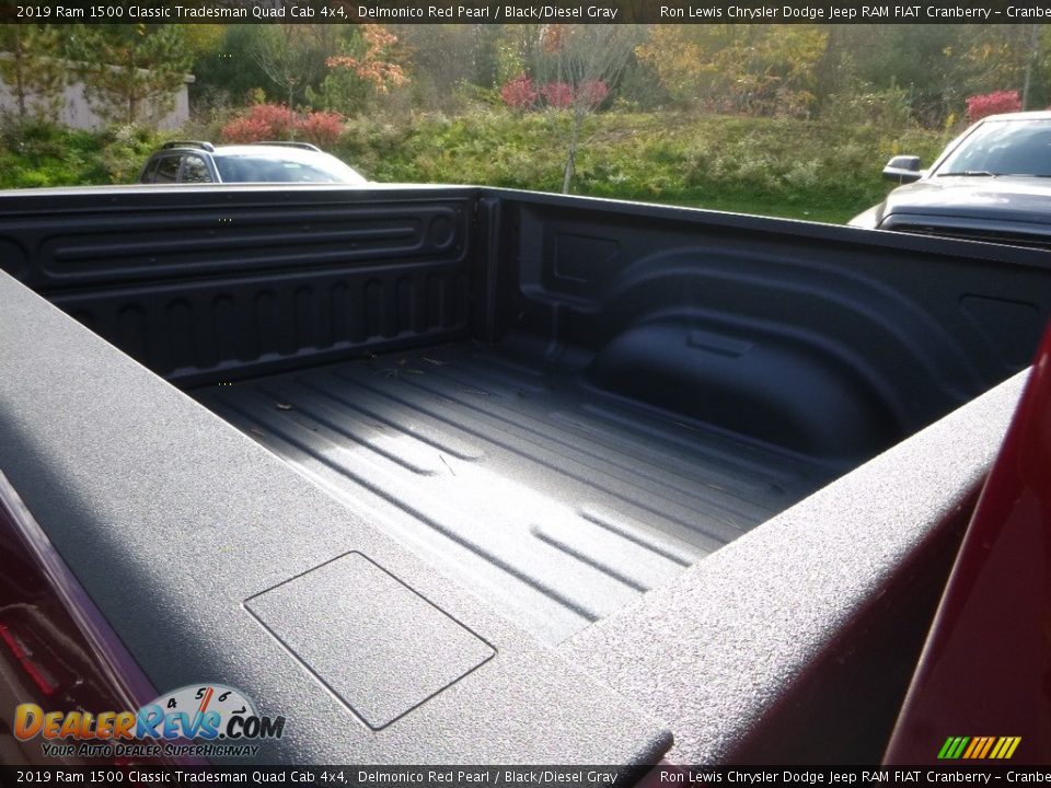 2019 Ram 1500 Classic Tradesman Quad Cab 4x4 Delmonico Red Pearl / Black/Diesel Gray Photo #13