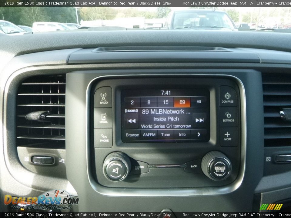 2019 Ram 1500 Classic Tradesman Quad Cab 4x4 Delmonico Red Pearl / Black/Diesel Gray Photo #17