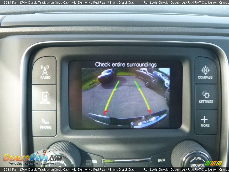 2019 Ram 1500 Classic Tradesman Quad Cab 4x4 Delmonico Red Pearl / Black/Diesel Gray Photo #18