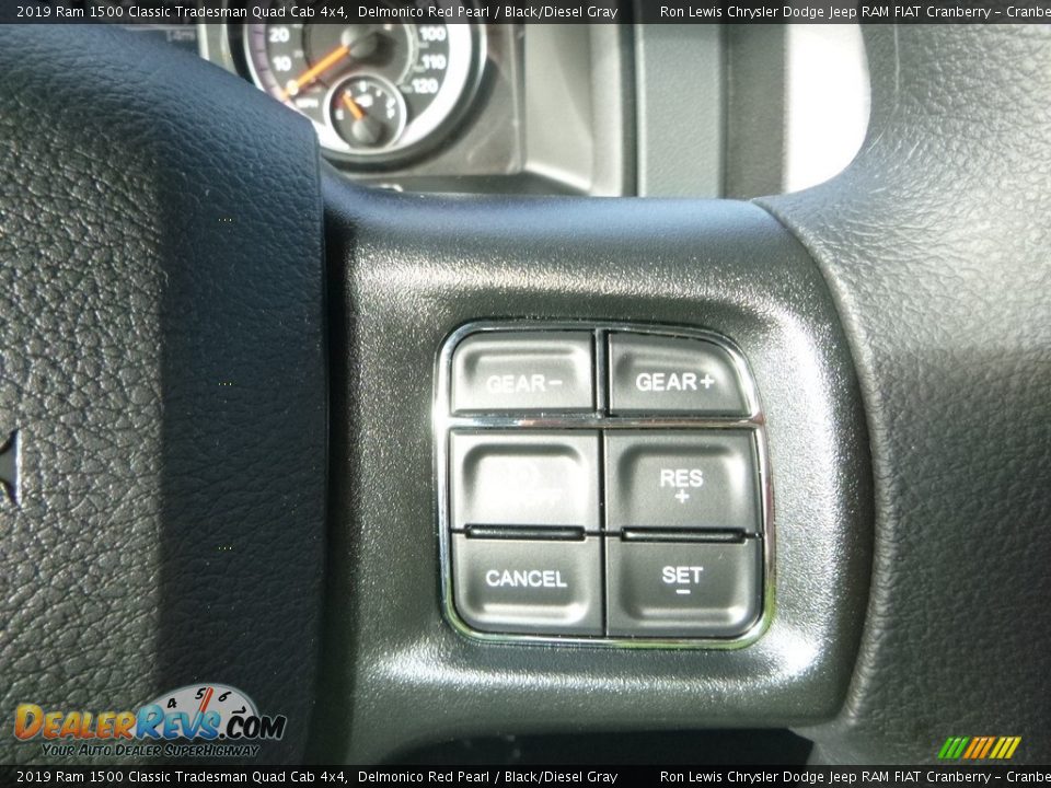 2019 Ram 1500 Classic Tradesman Quad Cab 4x4 Delmonico Red Pearl / Black/Diesel Gray Photo #19