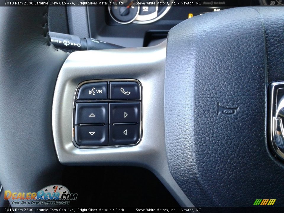 2018 Ram 2500 Laramie Crew Cab 4x4 Bright Silver Metallic / Black Photo #18