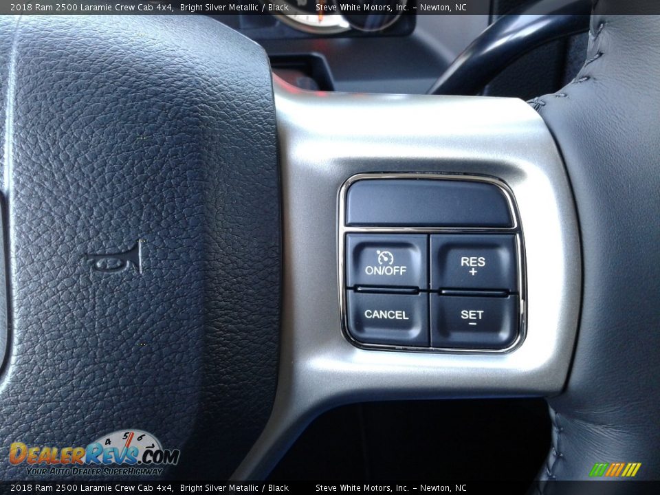 2018 Ram 2500 Laramie Crew Cab 4x4 Bright Silver Metallic / Black Photo #19