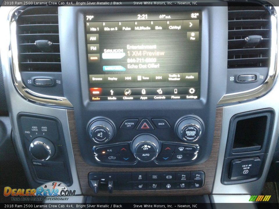 2018 Ram 2500 Laramie Crew Cab 4x4 Bright Silver Metallic / Black Photo #21