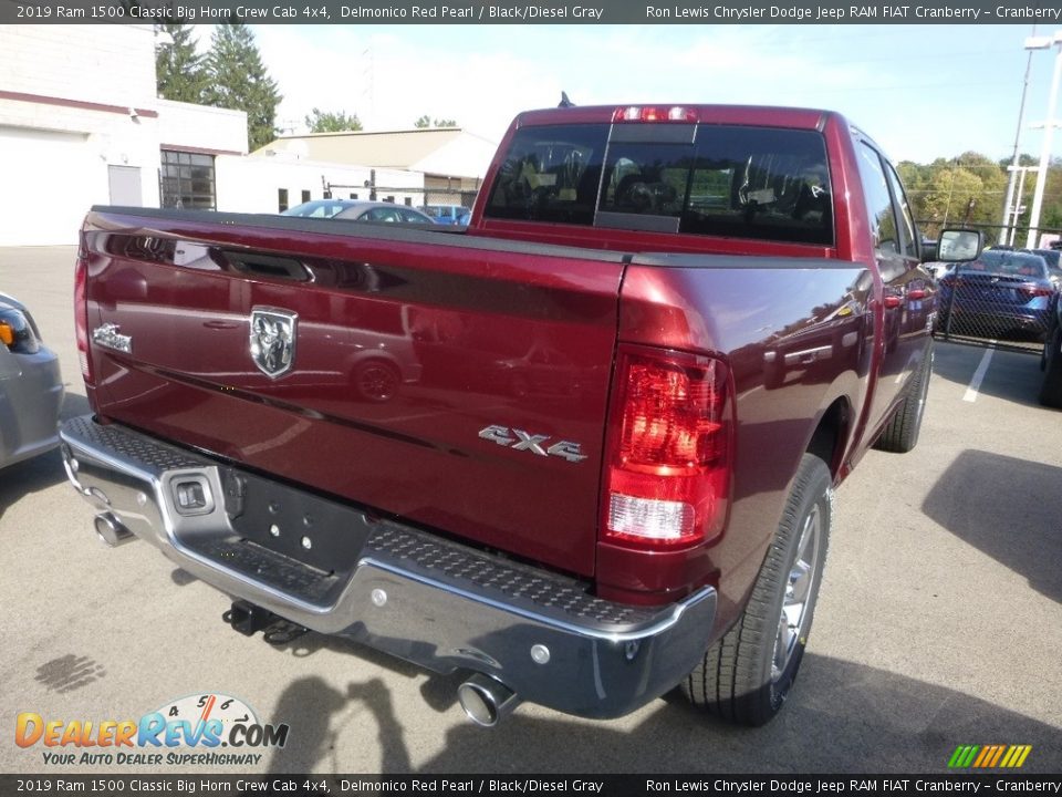2019 Ram 1500 Classic Big Horn Crew Cab 4x4 Delmonico Red Pearl / Black/Diesel Gray Photo #5