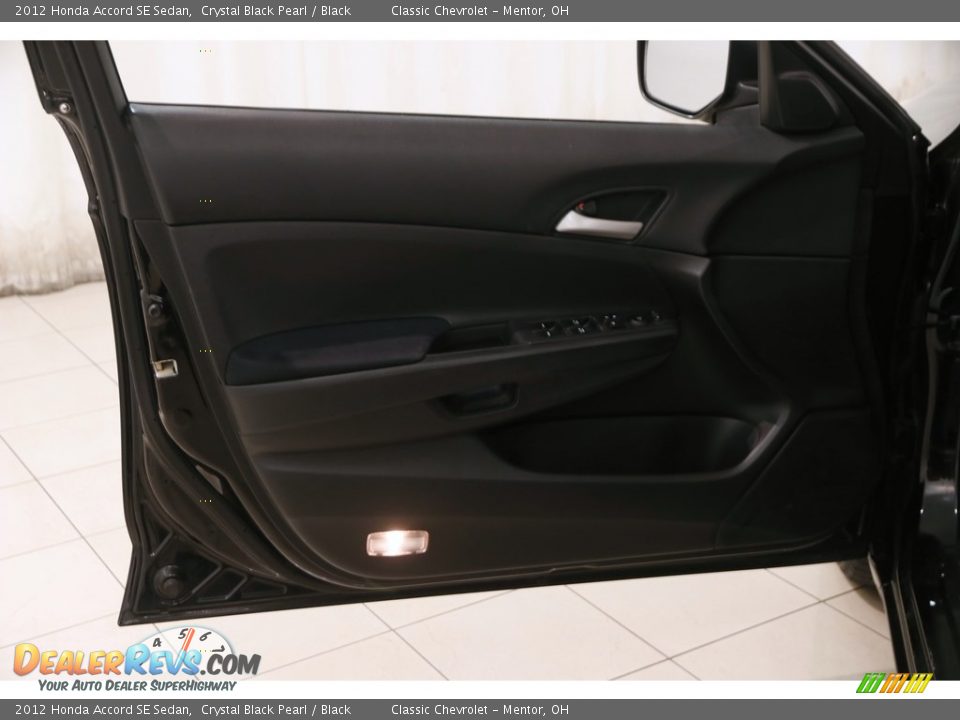 2012 Honda Accord SE Sedan Crystal Black Pearl / Black Photo #4