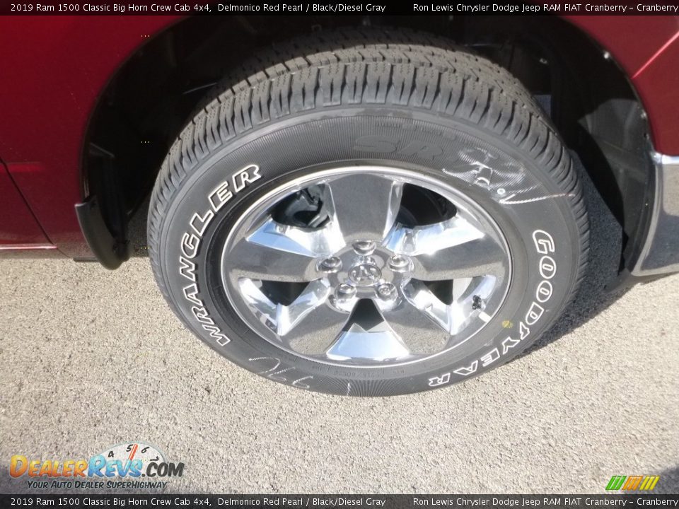 2019 Ram 1500 Classic Big Horn Crew Cab 4x4 Delmonico Red Pearl / Black/Diesel Gray Photo #8