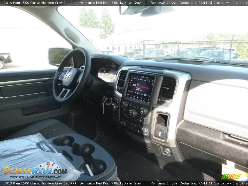2019 Ram 1500 Classic Big Horn Crew Cab 4x4 Delmonico Red Pearl / Black/Diesel Gray Photo #10
