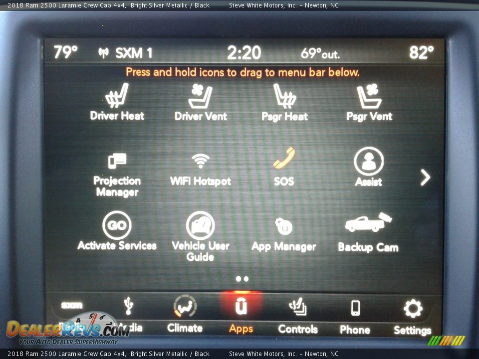 2018 Ram 2500 Laramie Crew Cab 4x4 Bright Silver Metallic / Black Photo #26