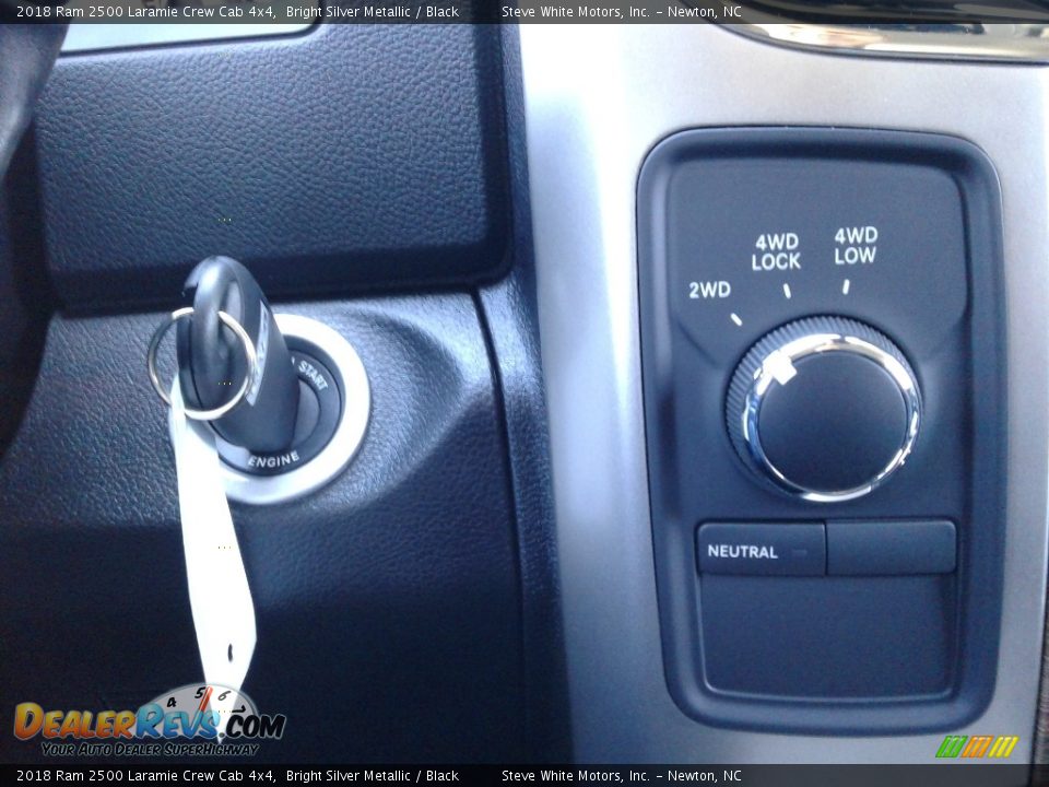 2018 Ram 2500 Laramie Crew Cab 4x4 Bright Silver Metallic / Black Photo #27