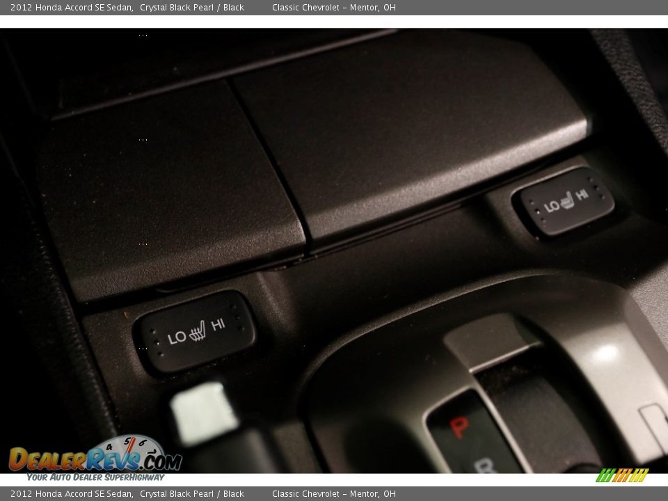 2012 Honda Accord SE Sedan Crystal Black Pearl / Black Photo #11