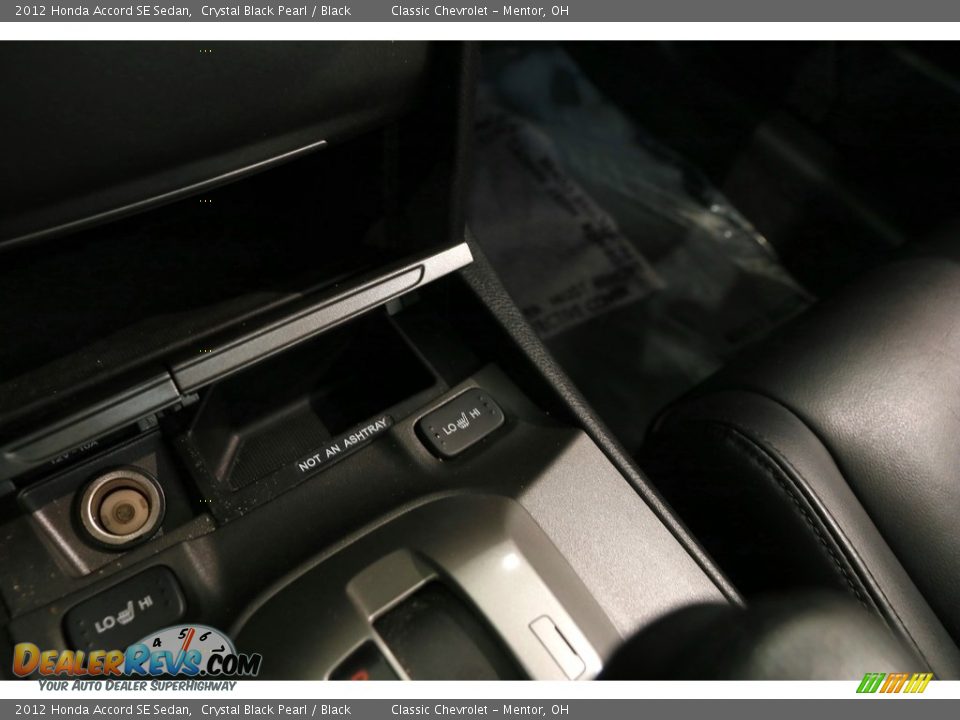 2012 Honda Accord SE Sedan Crystal Black Pearl / Black Photo #12