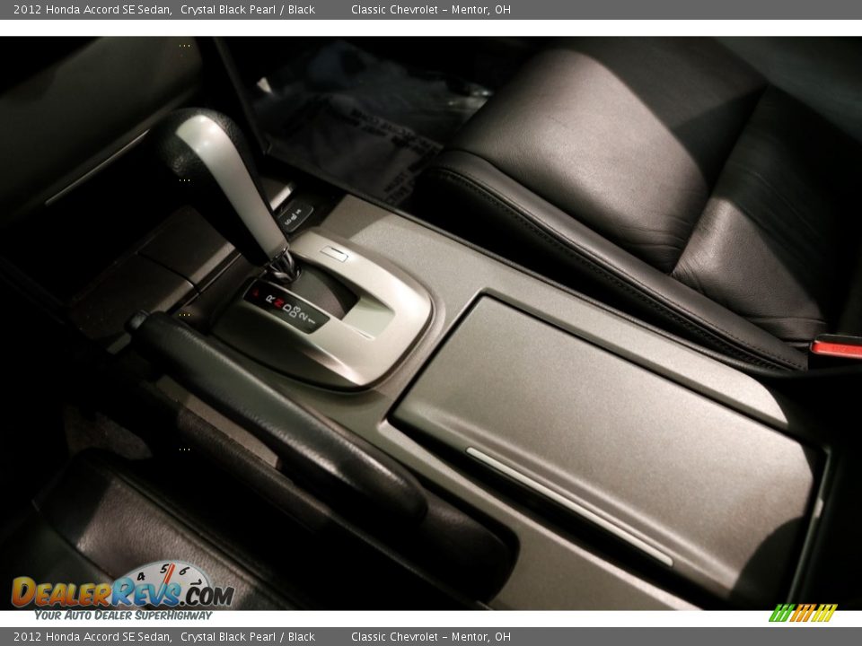 2012 Honda Accord SE Sedan Crystal Black Pearl / Black Photo #13