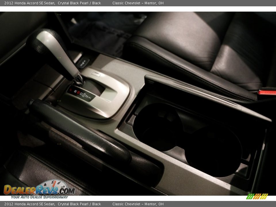 2012 Honda Accord SE Sedan Crystal Black Pearl / Black Photo #14