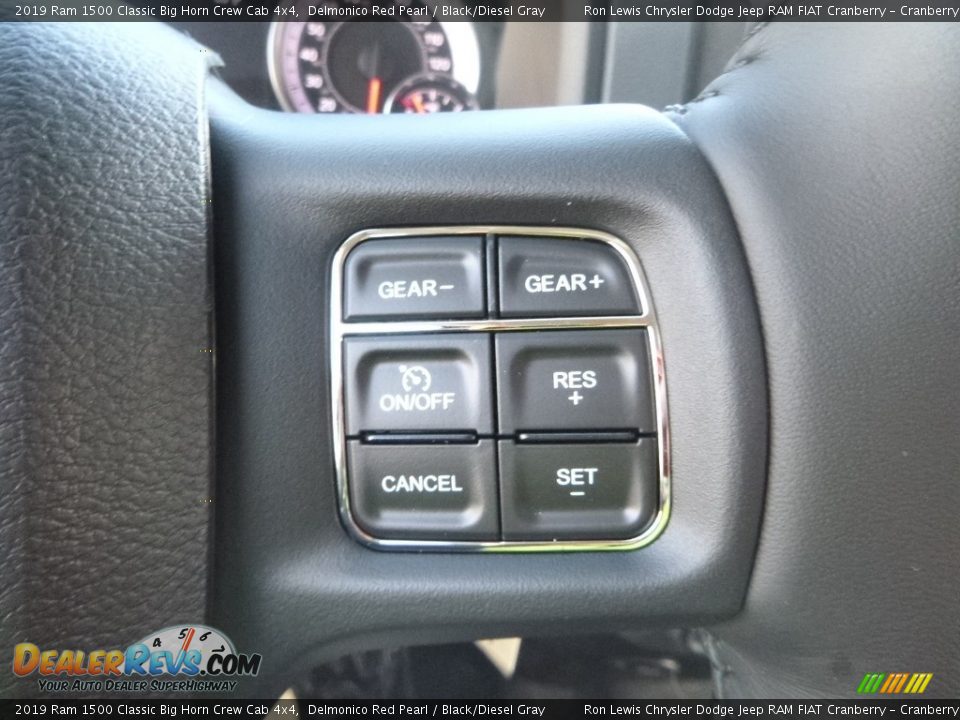2019 Ram 1500 Classic Big Horn Crew Cab 4x4 Delmonico Red Pearl / Black/Diesel Gray Photo #19