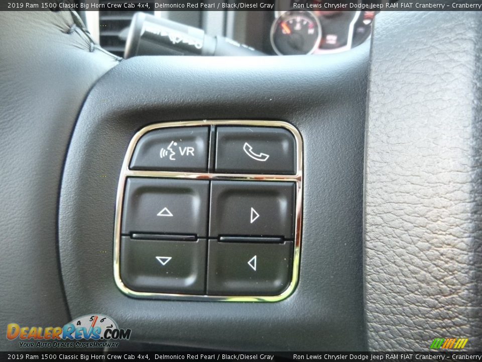2019 Ram 1500 Classic Big Horn Crew Cab 4x4 Delmonico Red Pearl / Black/Diesel Gray Photo #20