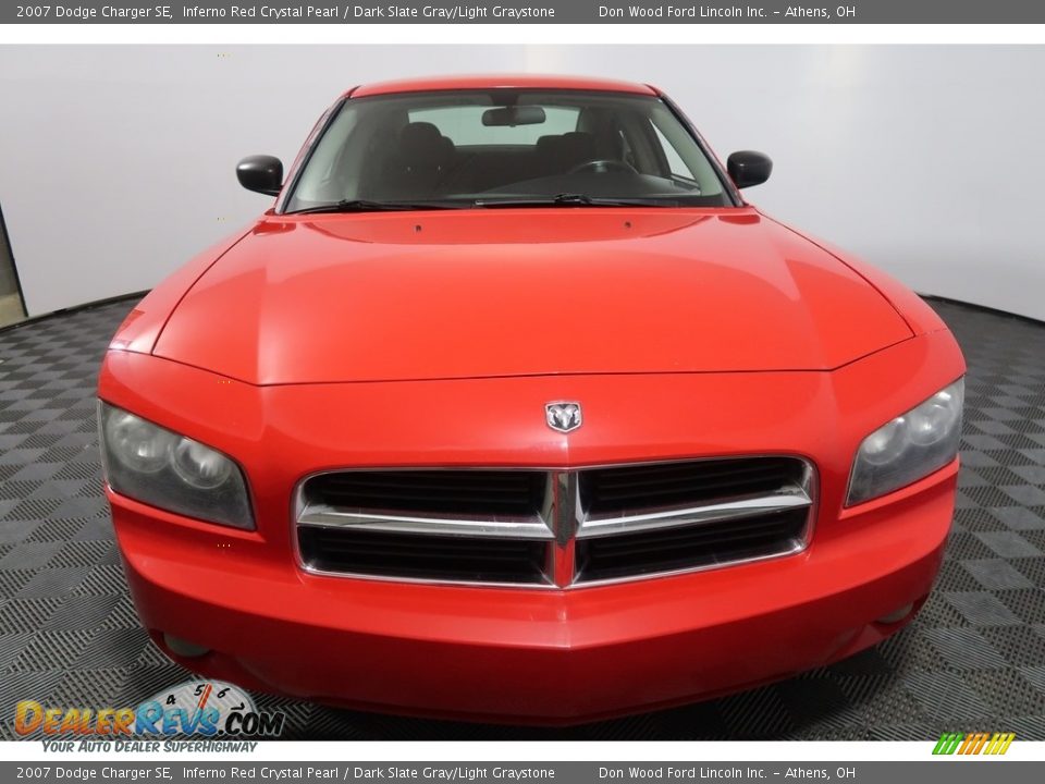2007 Dodge Charger SE Inferno Red Crystal Pearl / Dark Slate Gray/Light Graystone Photo #5