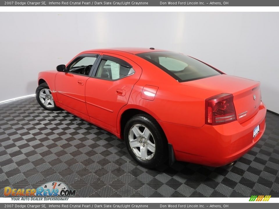 2007 Dodge Charger SE Inferno Red Crystal Pearl / Dark Slate Gray/Light Graystone Photo #9