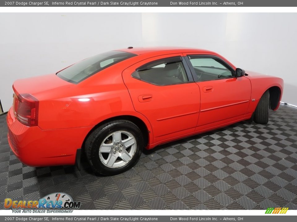 2007 Dodge Charger SE Inferno Red Crystal Pearl / Dark Slate Gray/Light Graystone Photo #12