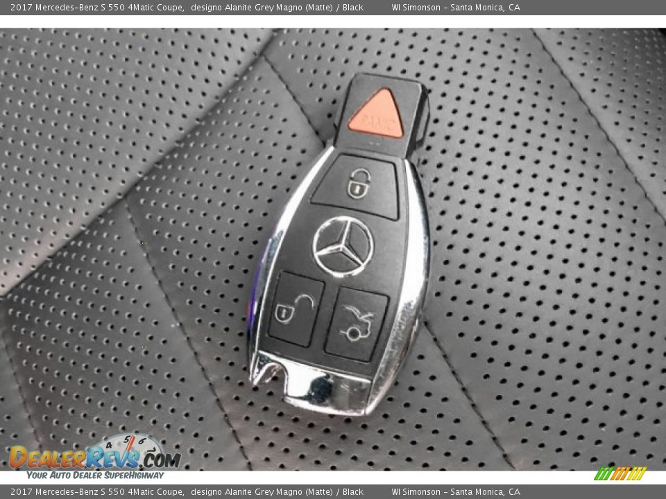 2017 Mercedes-Benz S 550 4Matic Coupe designo Alanite Grey Magno (Matte) / Black Photo #11