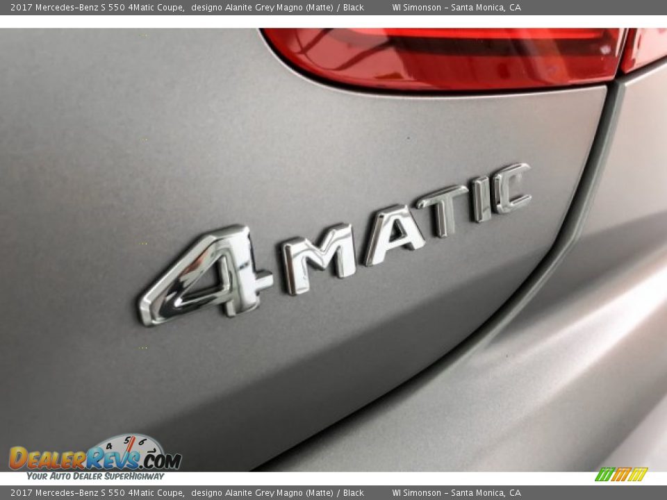 2017 Mercedes-Benz S 550 4Matic Coupe designo Alanite Grey Magno (Matte) / Black Photo #28