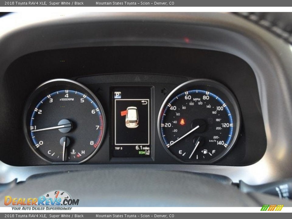 2018 Toyota RAV4 XLE Super White / Black Photo #29