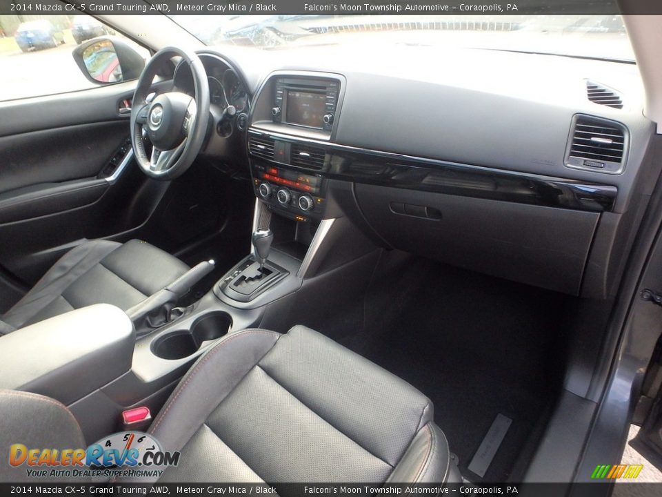 2014 Mazda CX-5 Grand Touring AWD Meteor Gray Mica / Black Photo #12