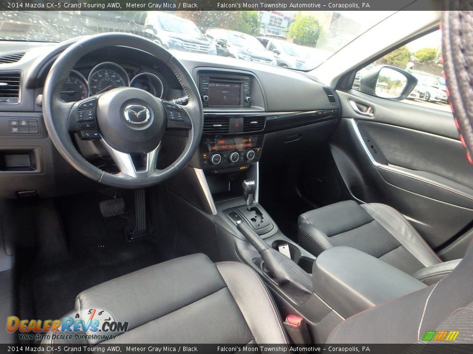 2014 Mazda CX-5 Grand Touring AWD Meteor Gray Mica / Black Photo #18