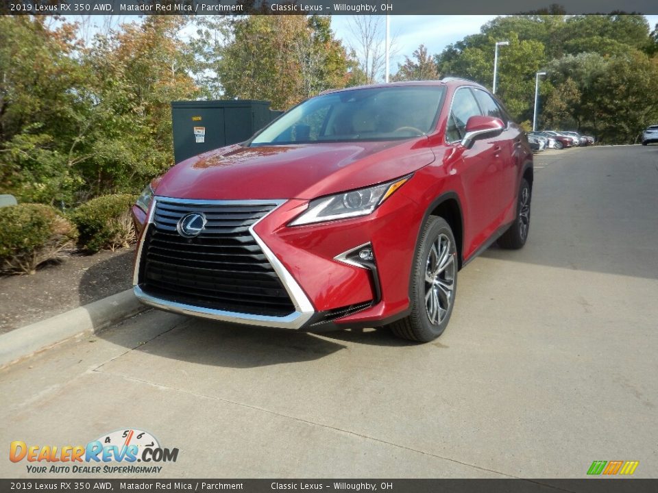 Front 3/4 View of 2019 Lexus RX 350 AWD Photo #1