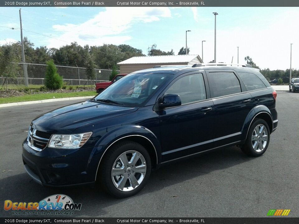 2018 Dodge Journey SXT Contusion Blue Pearl / Black Photo #1