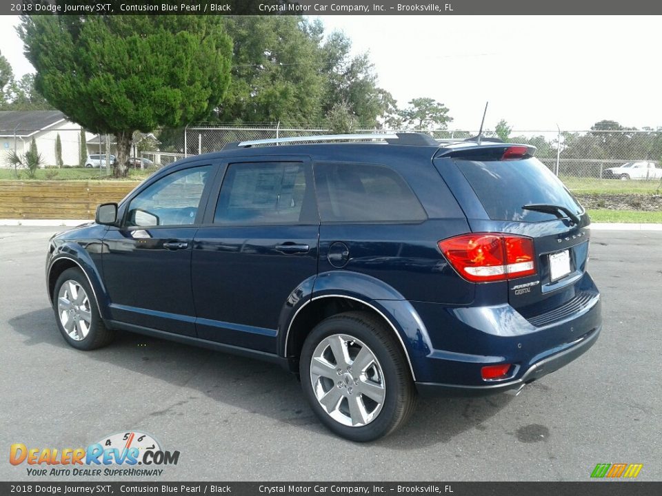 2018 Dodge Journey SXT Contusion Blue Pearl / Black Photo #3