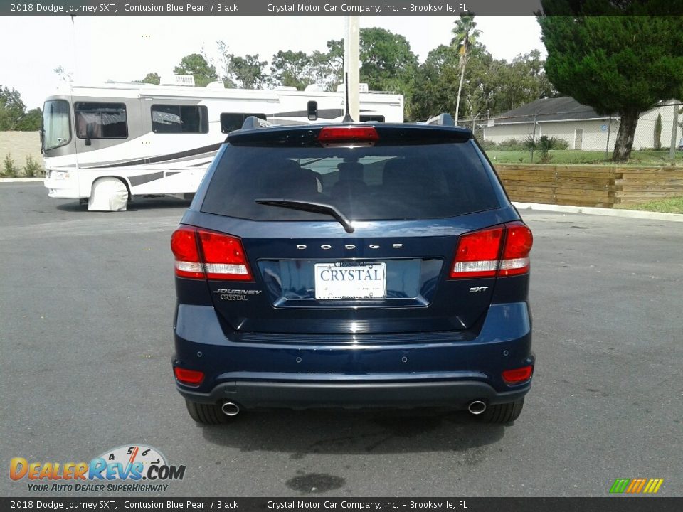 2018 Dodge Journey SXT Contusion Blue Pearl / Black Photo #4