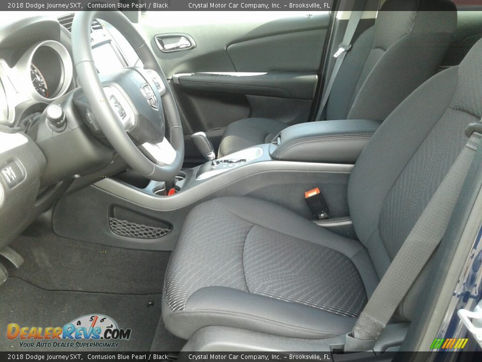 2018 Dodge Journey SXT Contusion Blue Pearl / Black Photo #9