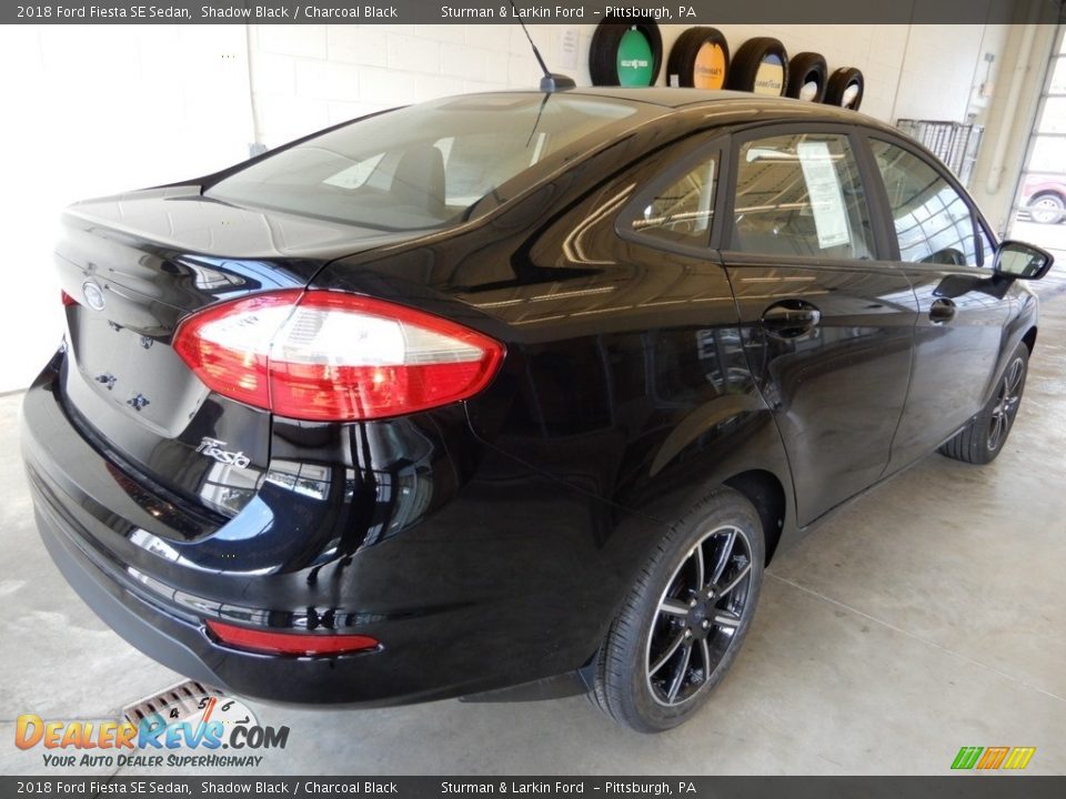 2018 Ford Fiesta SE Sedan Shadow Black / Charcoal Black Photo #2