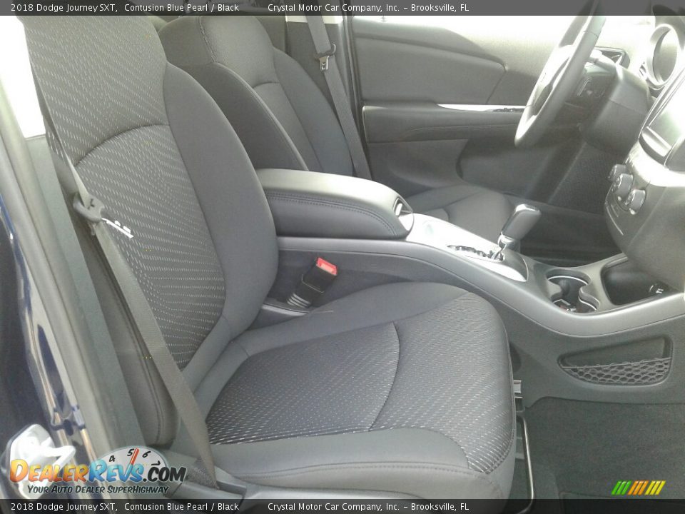 2018 Dodge Journey SXT Contusion Blue Pearl / Black Photo #12
