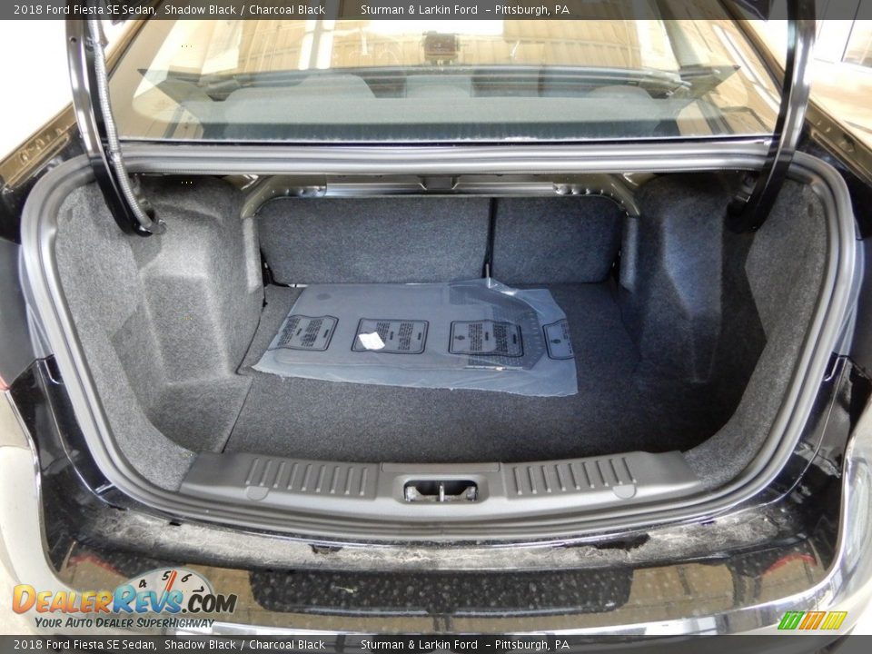 2018 Ford Fiesta SE Sedan Shadow Black / Charcoal Black Photo #3