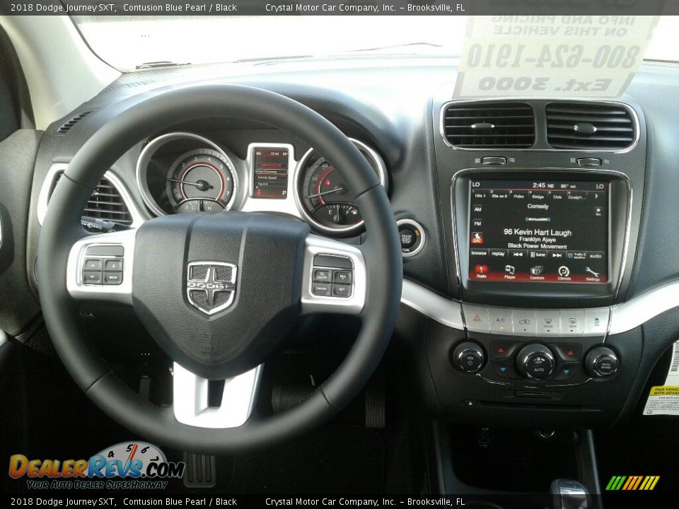 2018 Dodge Journey SXT Contusion Blue Pearl / Black Photo #13