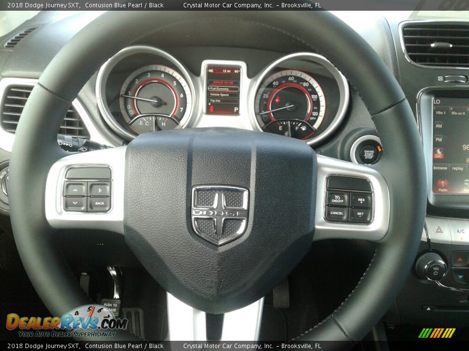 2018 Dodge Journey SXT Contusion Blue Pearl / Black Photo #14