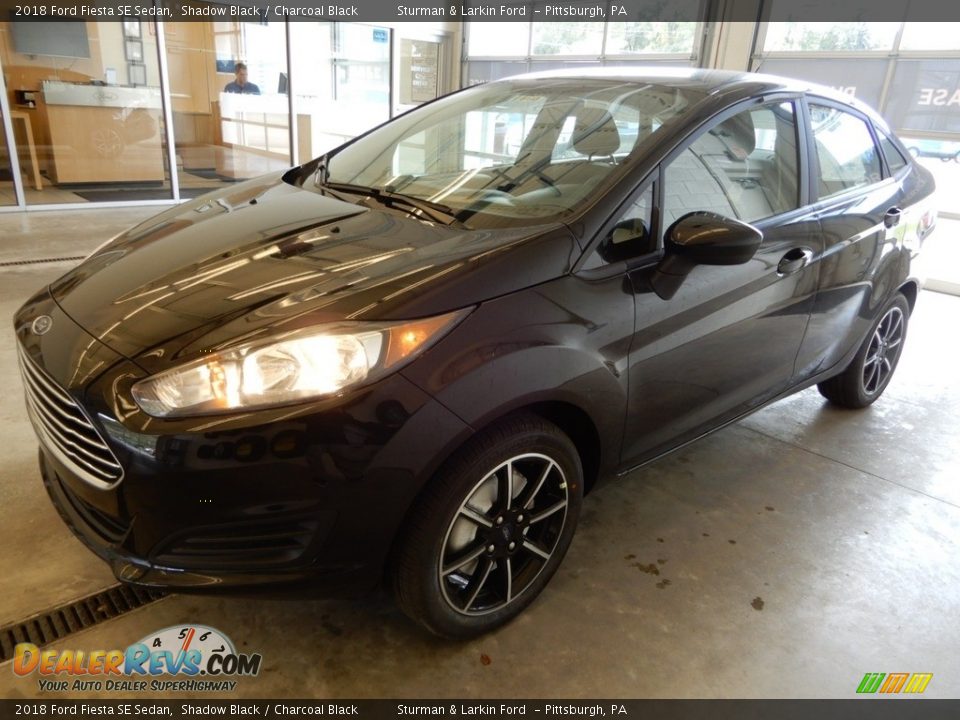 2018 Ford Fiesta SE Sedan Shadow Black / Charcoal Black Photo #5