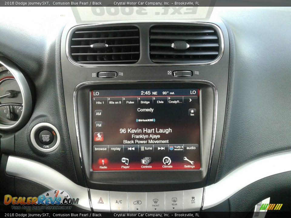 2018 Dodge Journey SXT Contusion Blue Pearl / Black Photo #15
