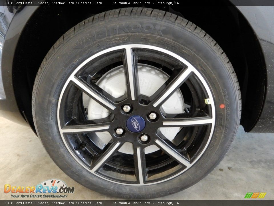 2018 Ford Fiesta SE Sedan Shadow Black / Charcoal Black Photo #6