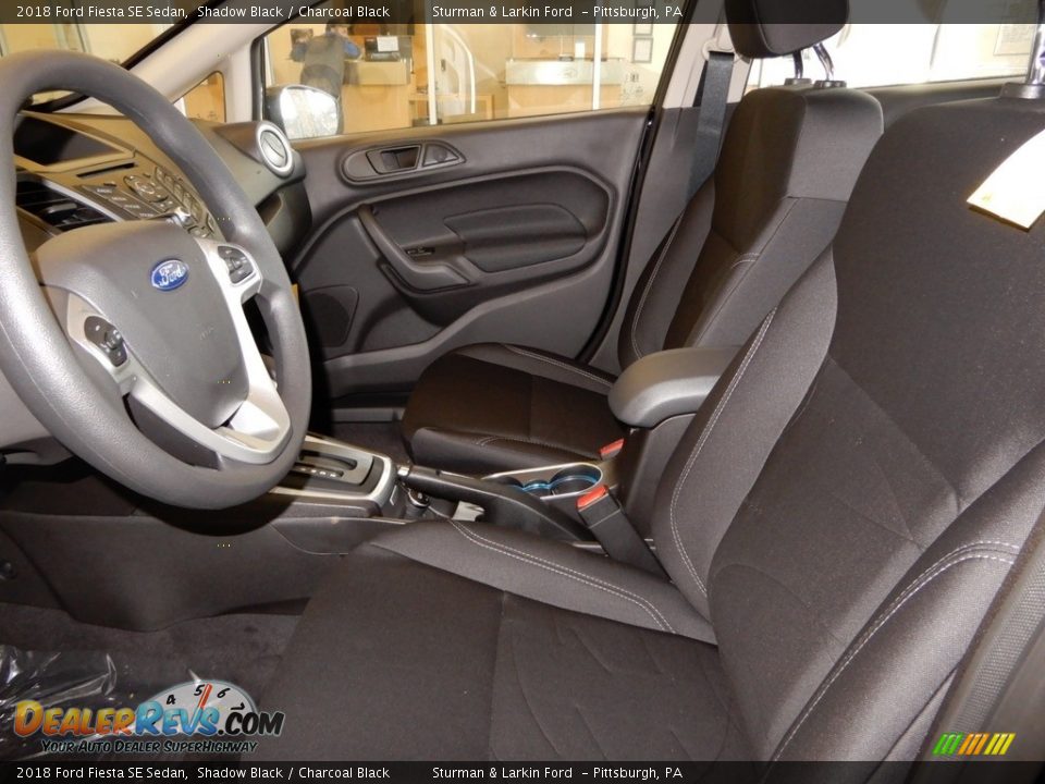 2018 Ford Fiesta SE Sedan Shadow Black / Charcoal Black Photo #7