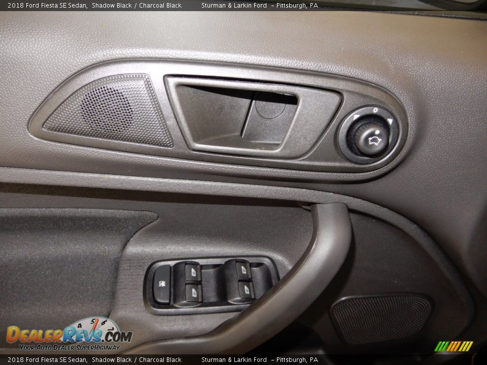 2018 Ford Fiesta SE Sedan Shadow Black / Charcoal Black Photo #10