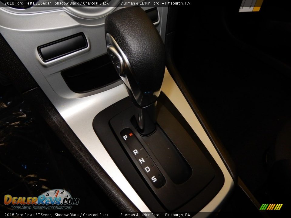 2018 Ford Fiesta SE Sedan Shadow Black / Charcoal Black Photo #13