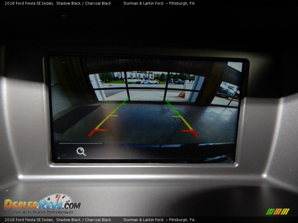 2018 Ford Fiesta SE Sedan Shadow Black / Charcoal Black Photo #14