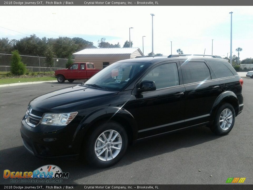 2018 Dodge Journey SXT Pitch Black / Black Photo #1
